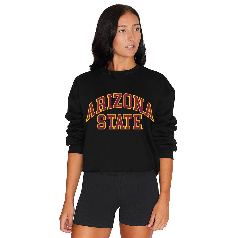 Arizona State ASU Black Crewneck 3