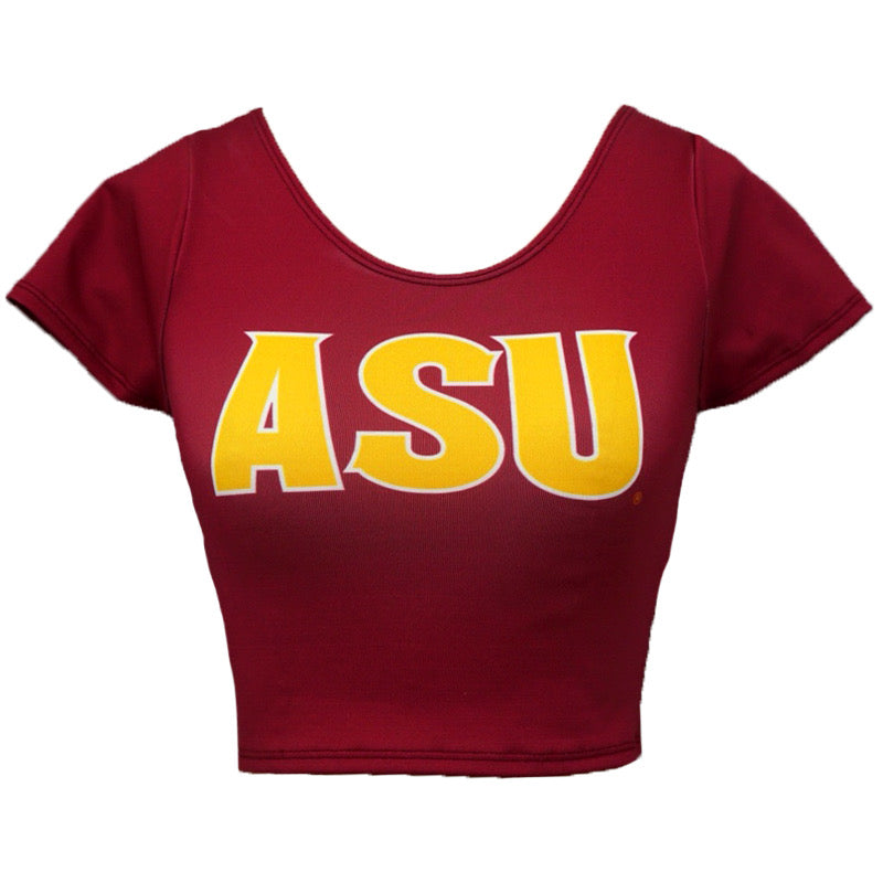 Arizona State ASU Maroon Babydoll Tee | lojobands 10