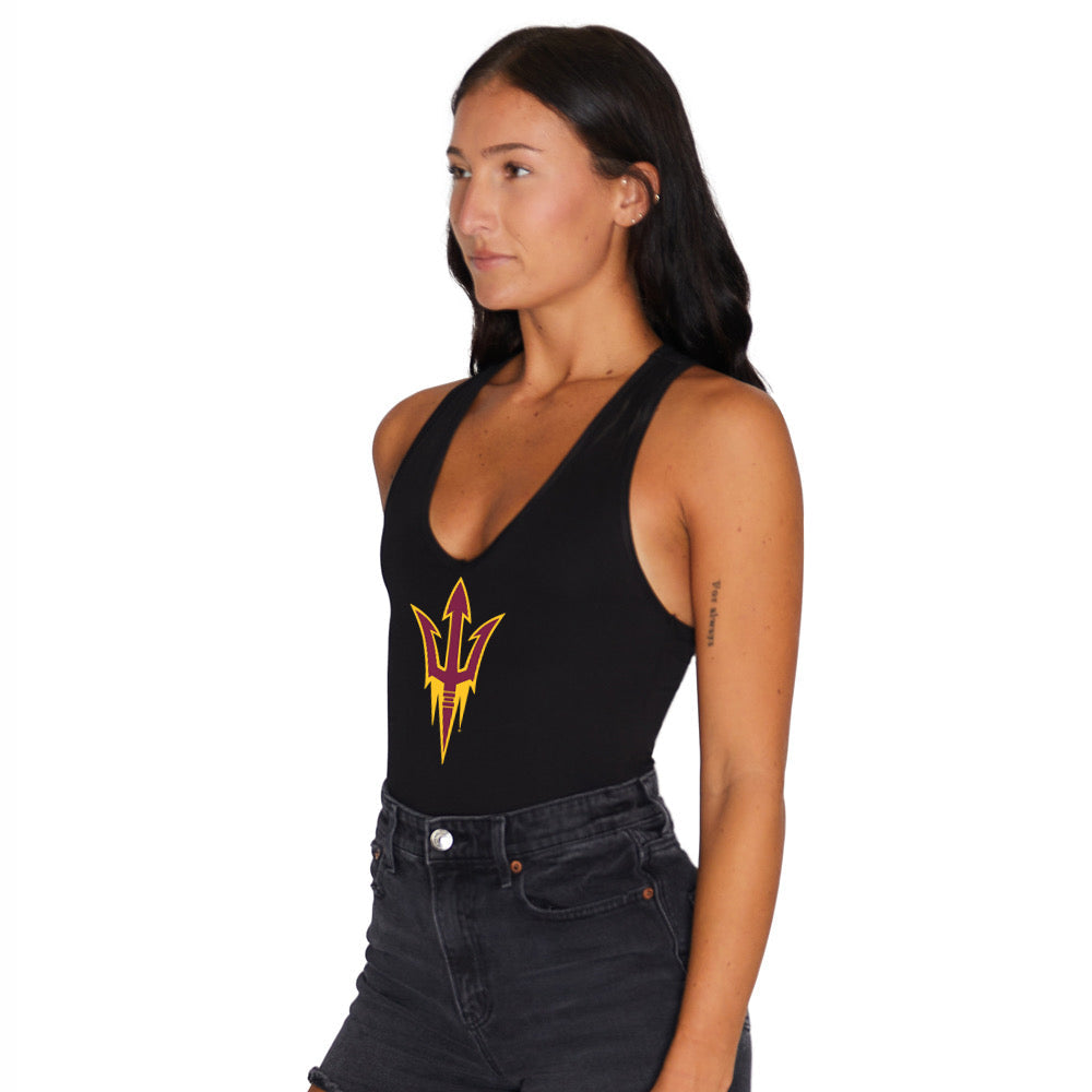 Arizona State ASU Black Bodysuit | lojobands