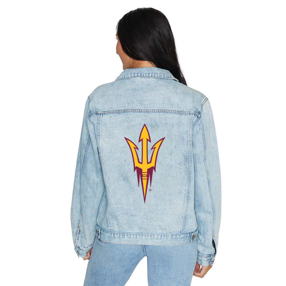 Arizona State ASU Denim Jacket | lojobands 1