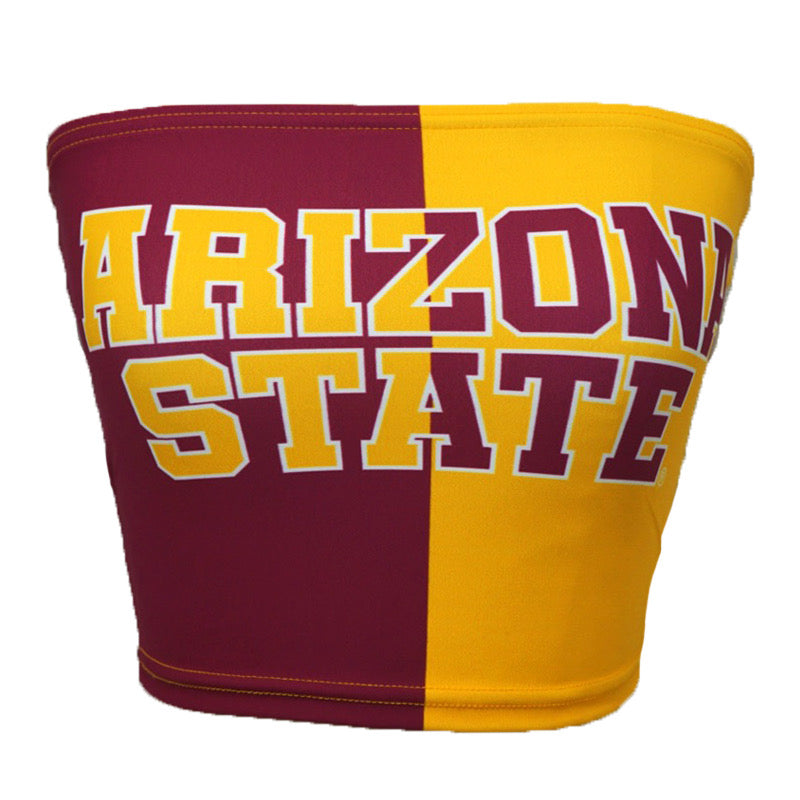 Arizona State ASU Two Tone Tube Top | lojobands 11