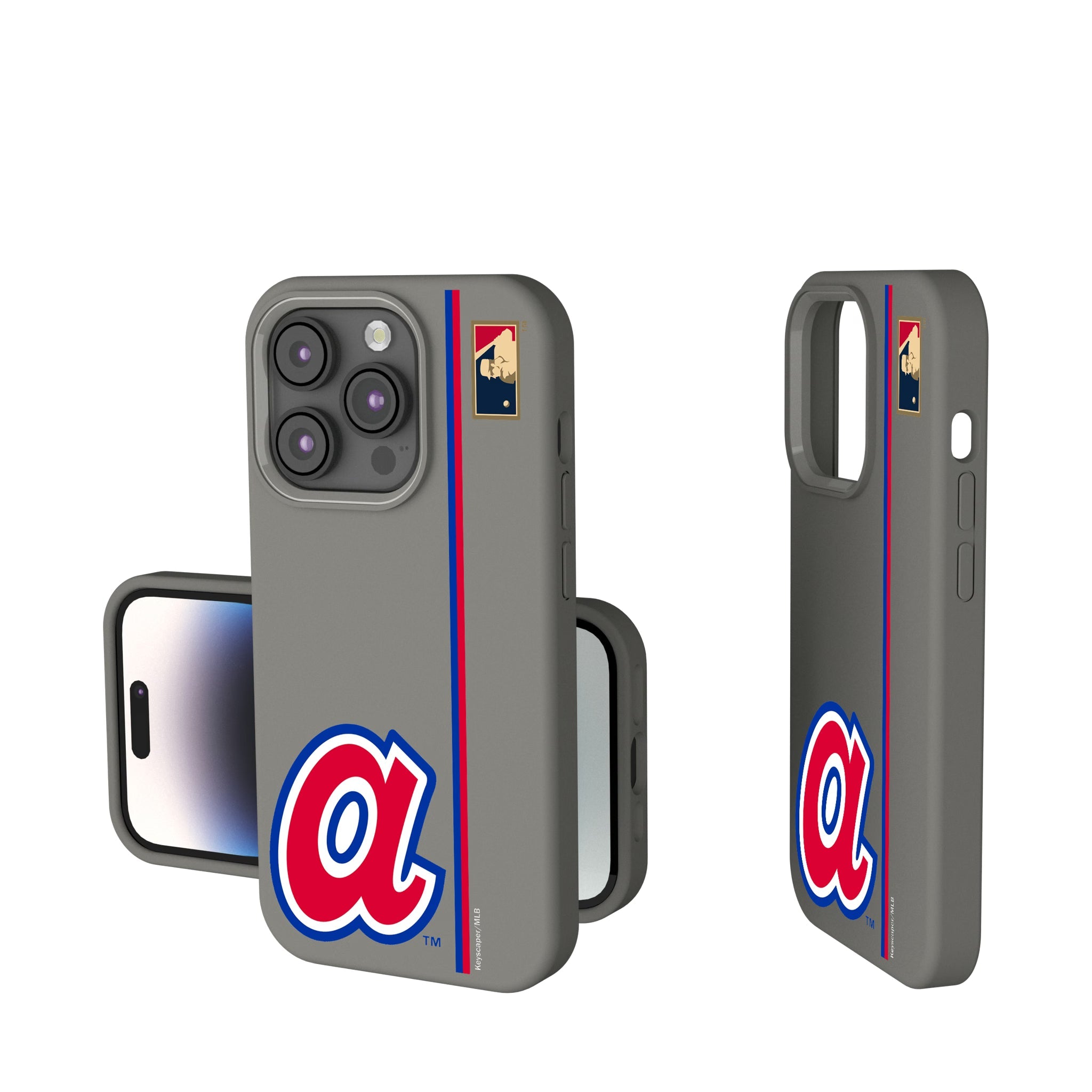 Atlanta Braves 1972-1980 - Cooperstown Collection Sidebar Soft Touch Phone Case 11