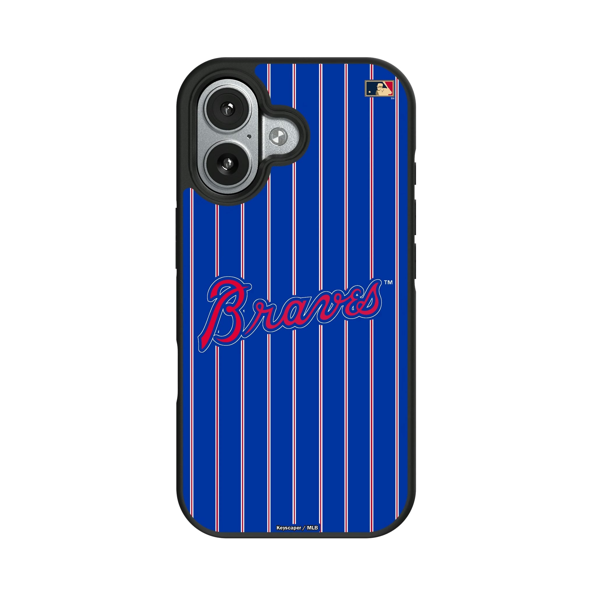 Atlanta Braves Home 2012 - Cooperstown Collection Pinstripe Bump Phone Case 8