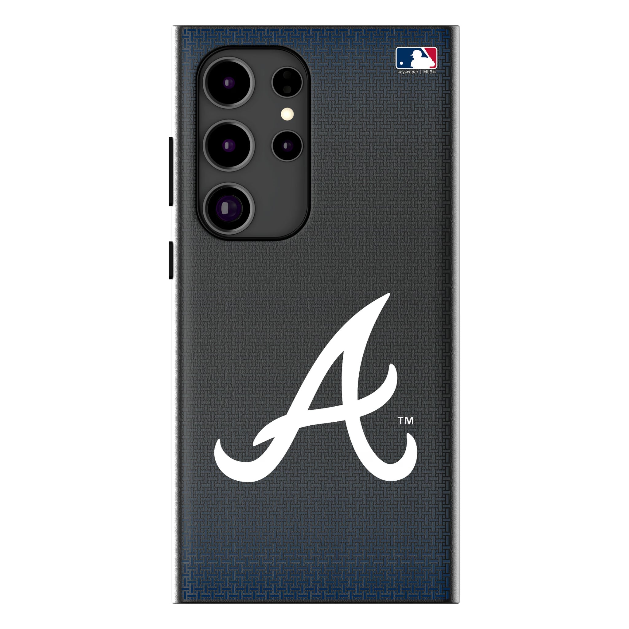 Atlanta Braves Linen MagSafe Compatible Phone Case for Samsung Galaxy 17
