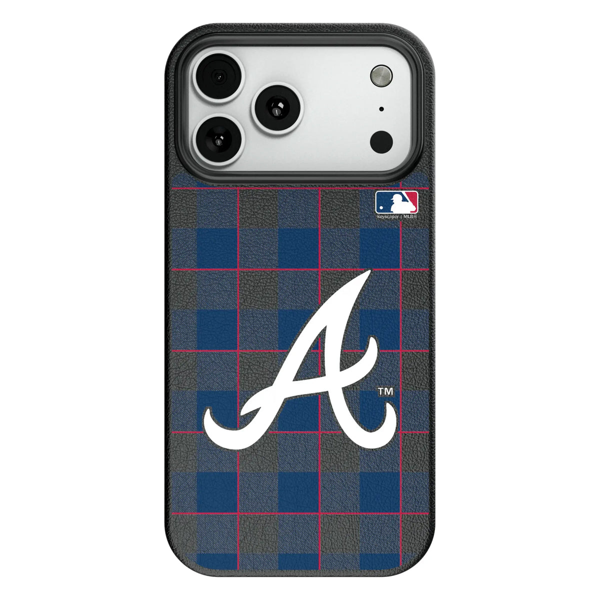 Atlanta Braves Plaid MagSafe Compatible Phone Case for Apple iPhone 8