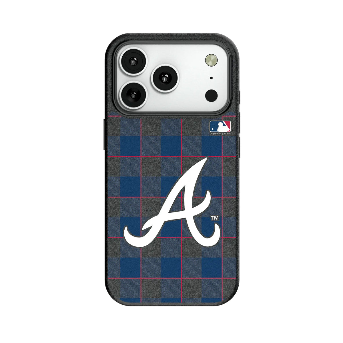 Atlanta Braves Plaid MagSafe Compatible Phone Case for Apple iPhone 7