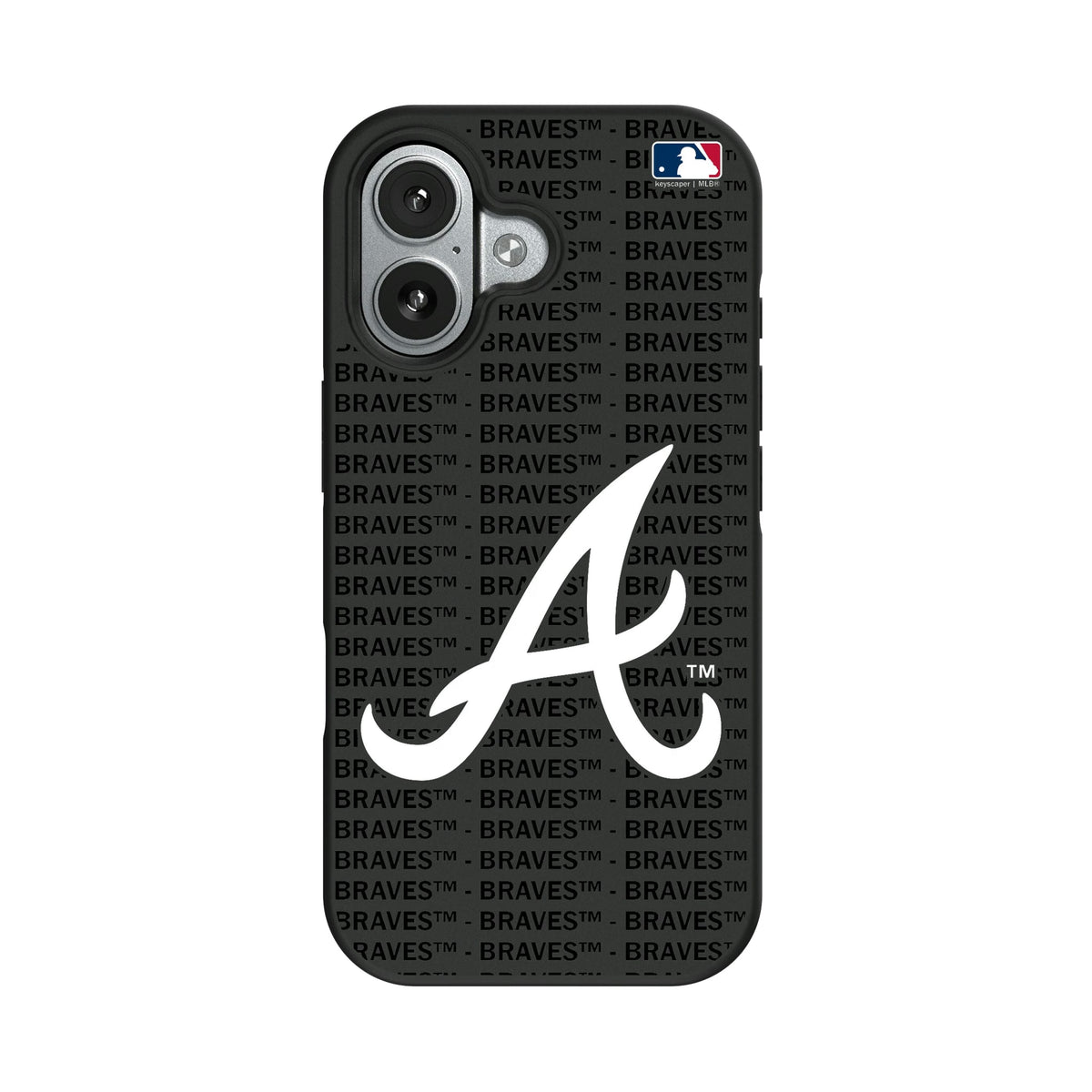 Atlanta Braves Text Backdrop Bump Phone Case 8