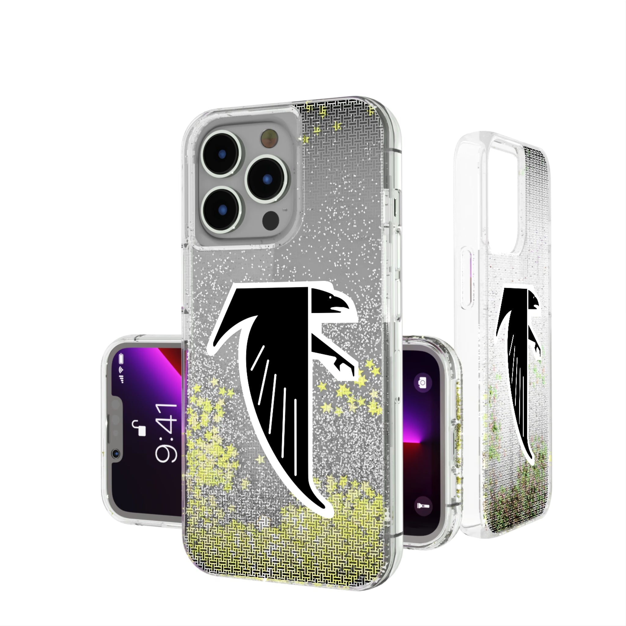 Atlanta Falcons Classic  Linen Glitter Phone Case 14