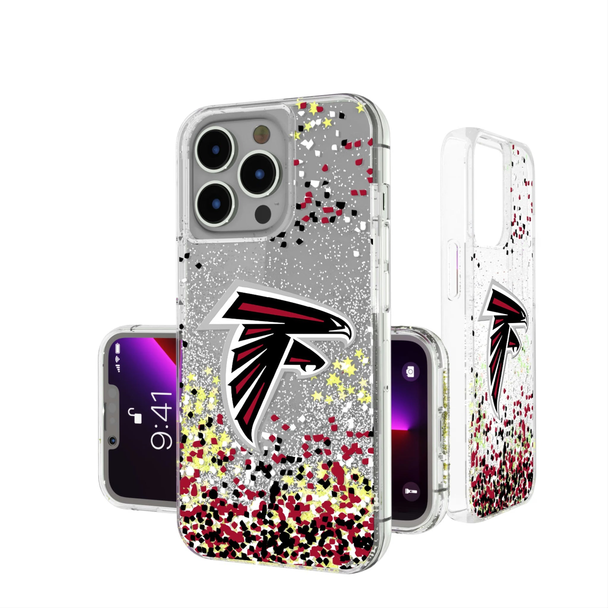Atlanta Falcons Confetti Glitter Phone Case 13