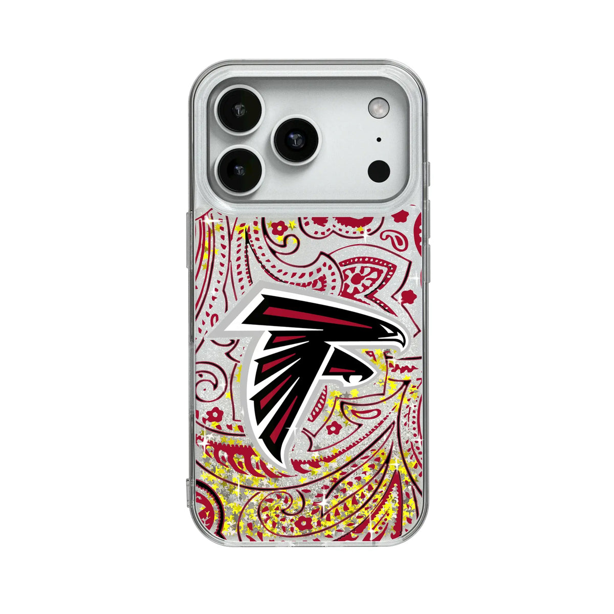 Atlanta Falcons Paisley Glitter Phone Case 19