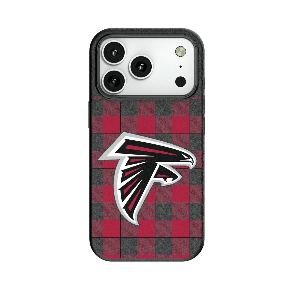 Atlanta Falcons Plaid MagSafe Compatible Phone Case for Apple iPhone 9
