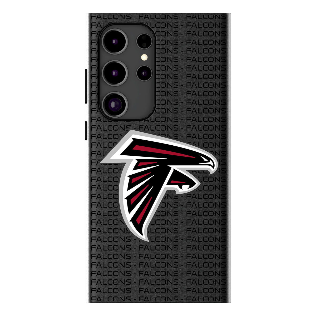 Atlanta Falcons Text Backdrop MagSafe Compatible Phone Case for Samsung Galaxy 11