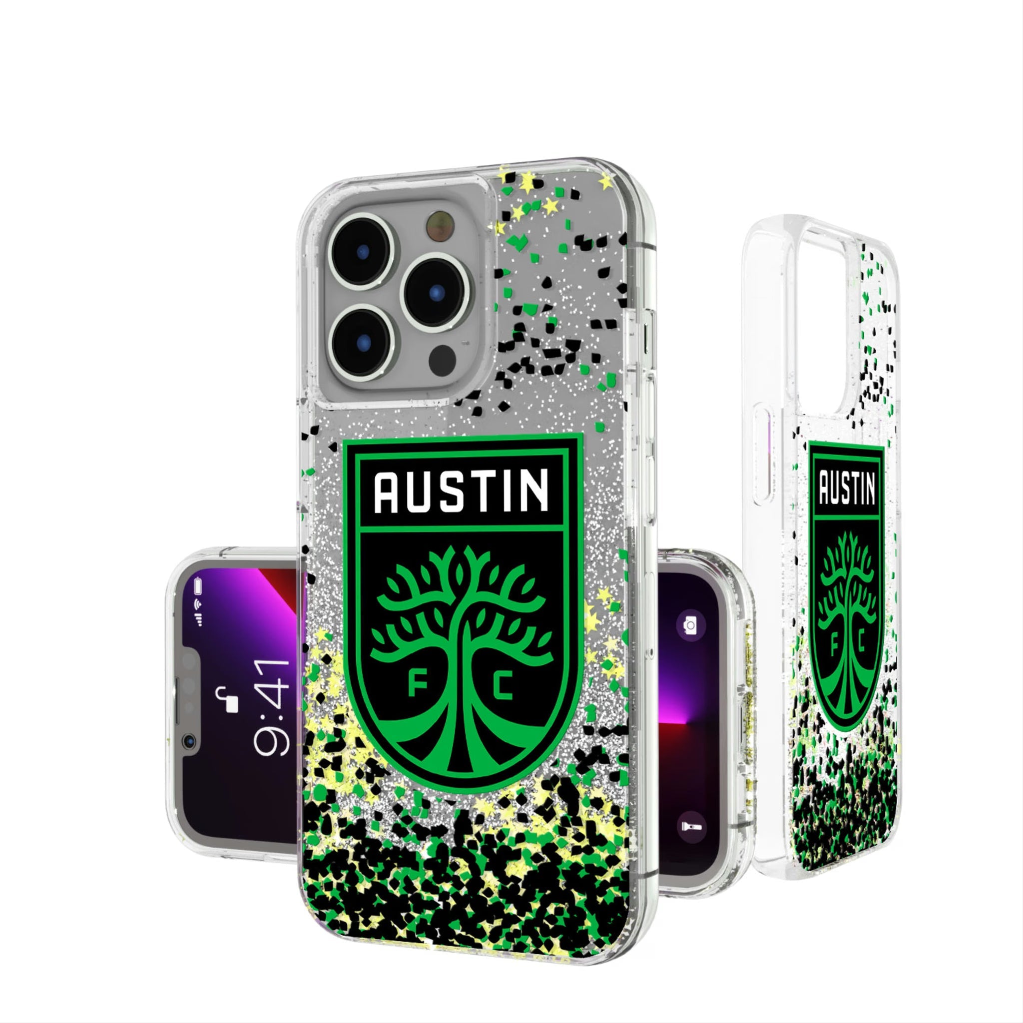 Austin FC  Confetti Glitter Phone Case 12