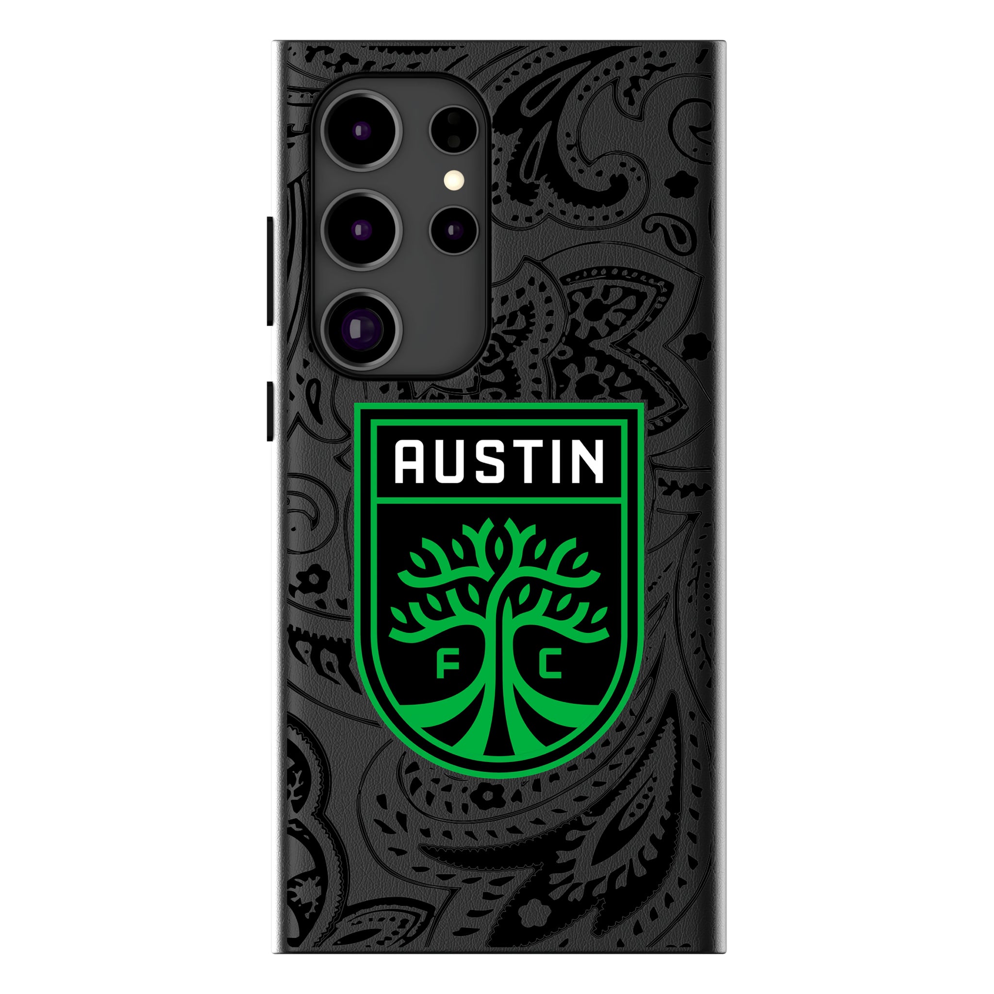 Austin FC Paisley MagSafe Compatible Phone Case for Samsung Galaxy 11