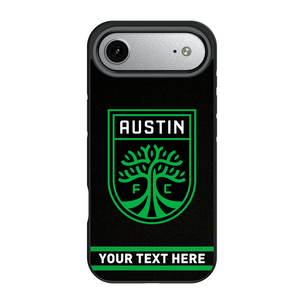 Austin FC Personalized Stripe Bump Phone Case for Apple iPhone 10