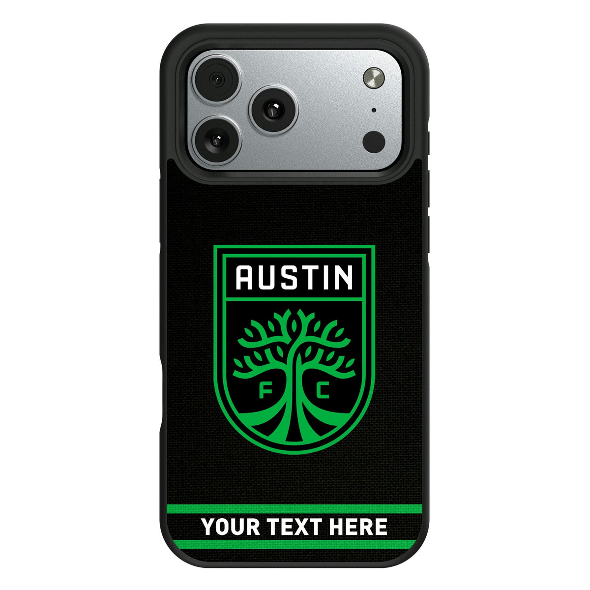 Austin FC Personalized Stripe Bump Phone Case for Apple iPhone 11