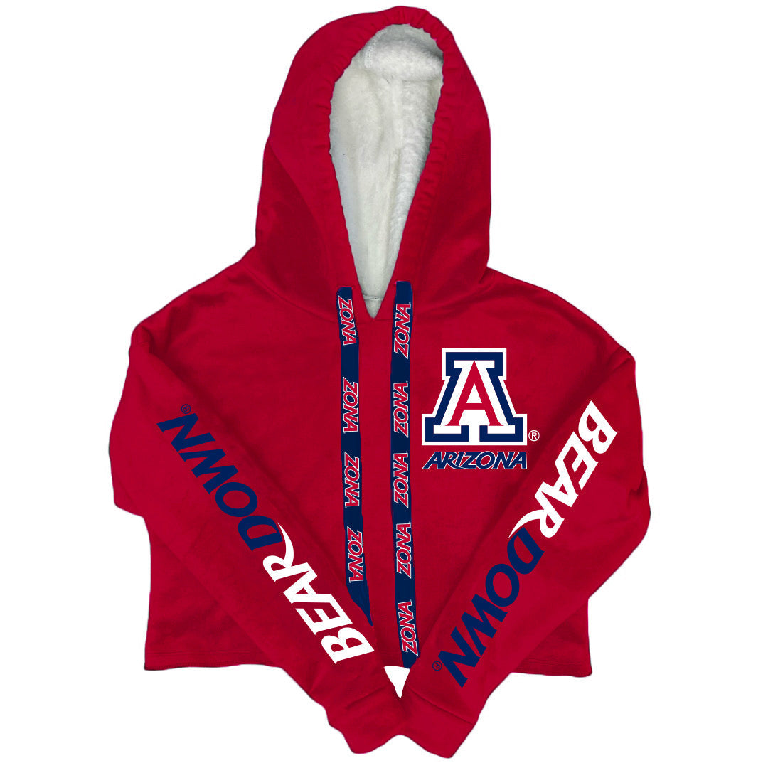 University of Arizona Varsity Furry Hoodie | lojobands 5