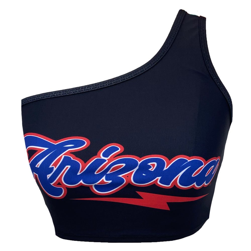 University of Arizona Lightning One Shoulder Top | lojobands 4