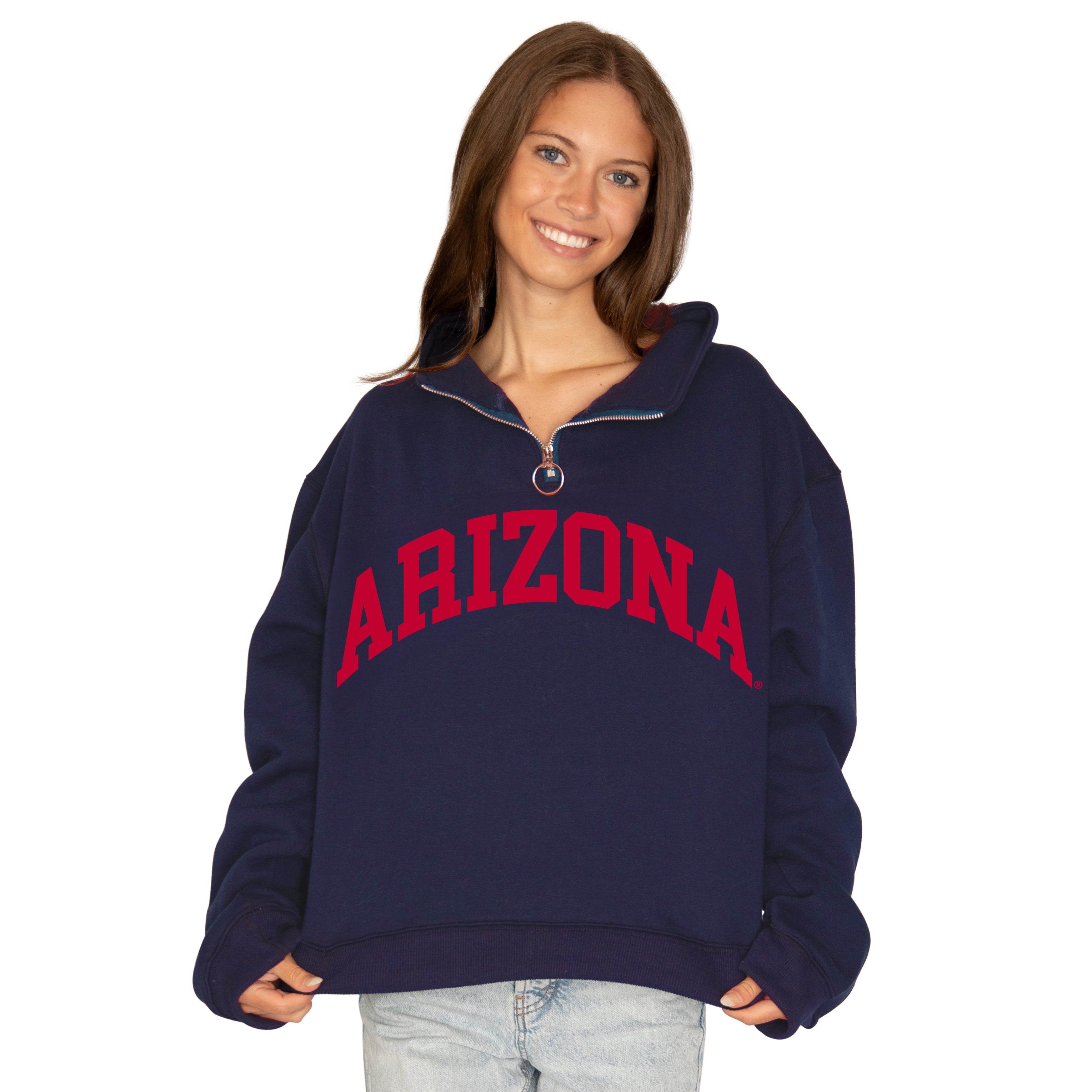 University of Arizona Quarter Zip Sweatshirt | lojobands