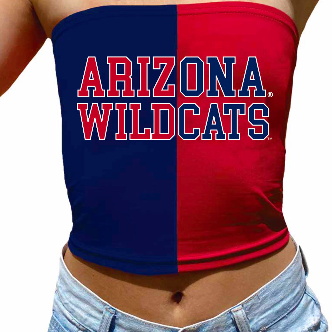 University of Arizona Two Tone Tube Top | lojobands 10
