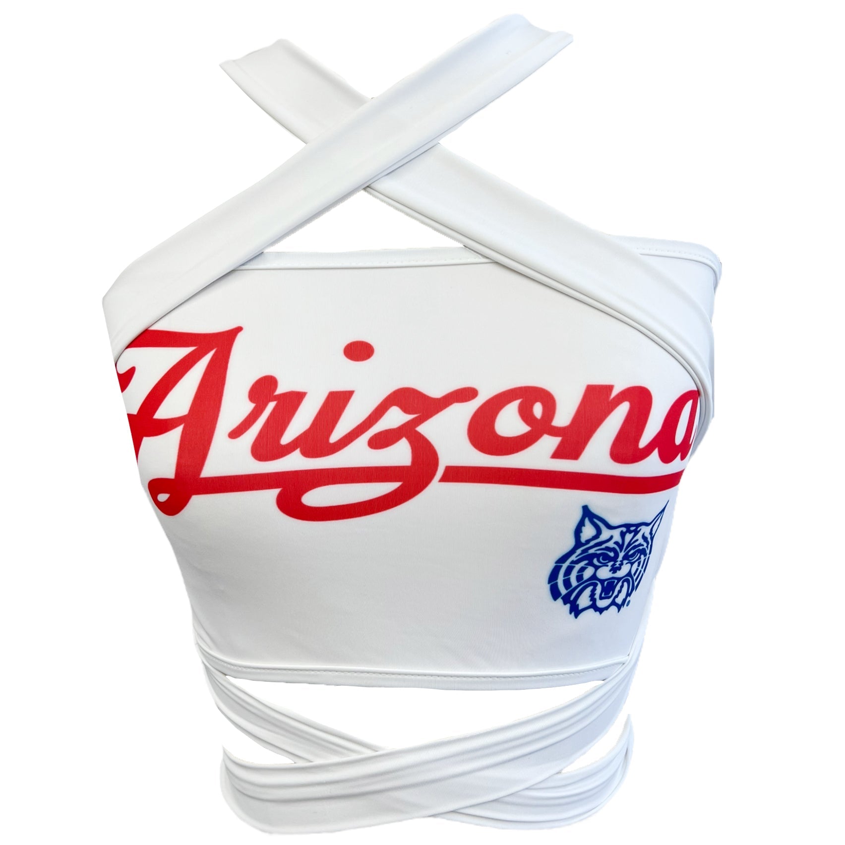 University of Arizona White Multiway Bandeau Top | lojobands 5