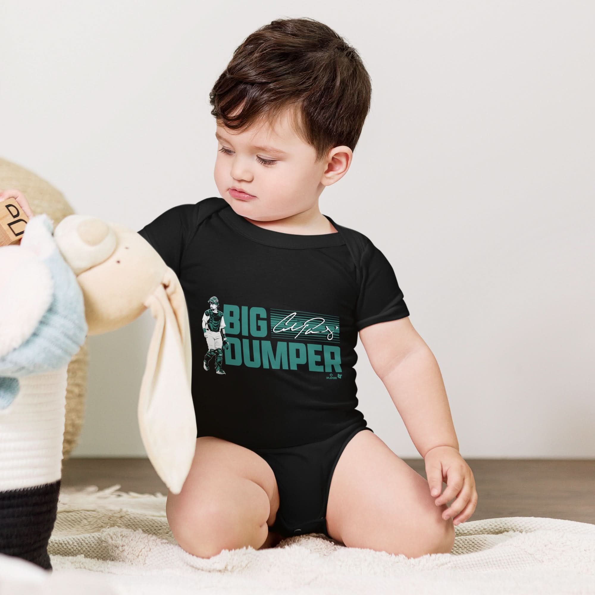 Cal Raleigh: Big Dumper Baby One Piece 3