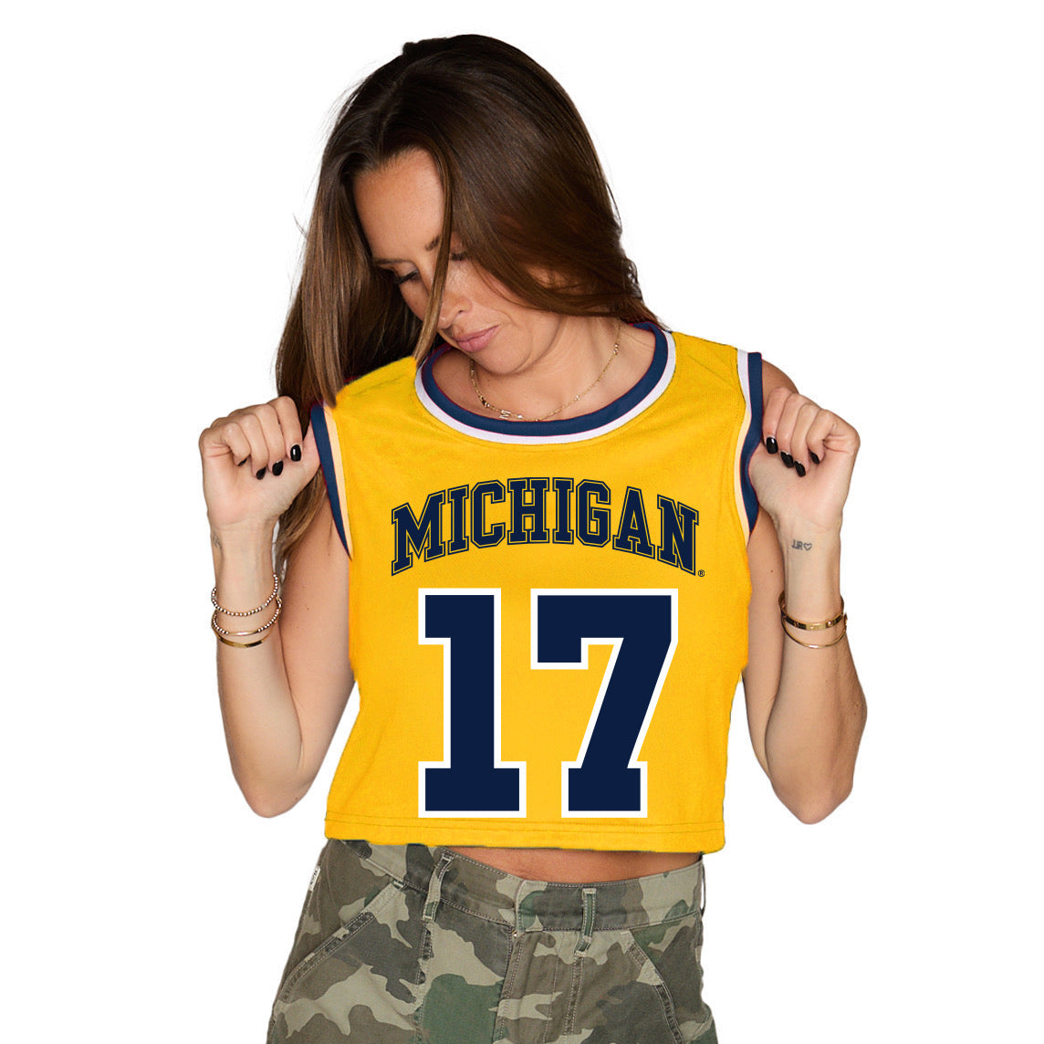 University of Michigan Maize Basketball Jersey | lojobands