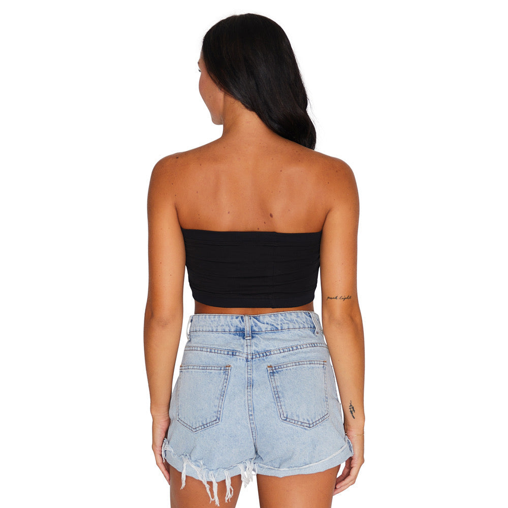 UConn Black Bandeau Top | lojobands 3