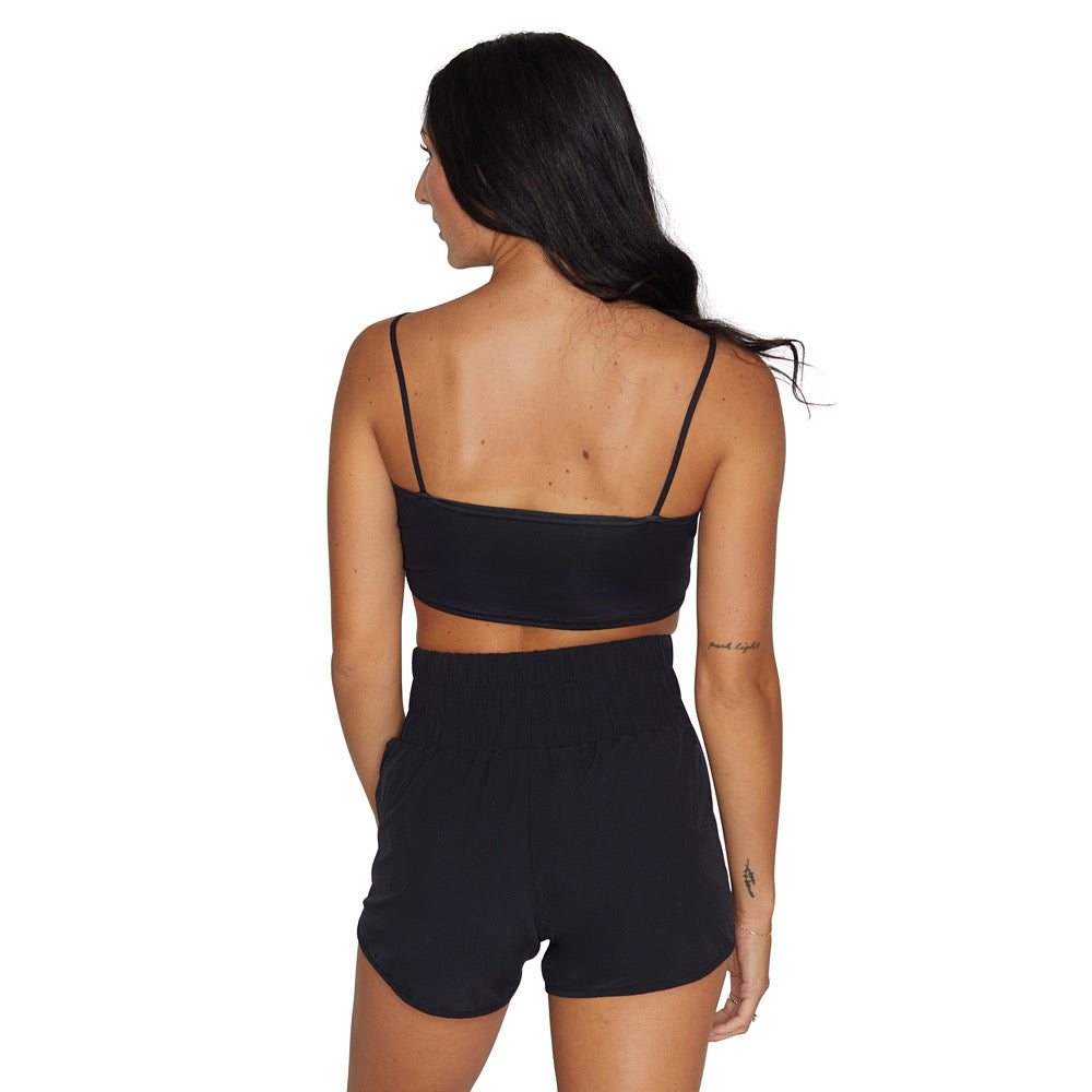 JMU Black Spaghetti Strap Tank