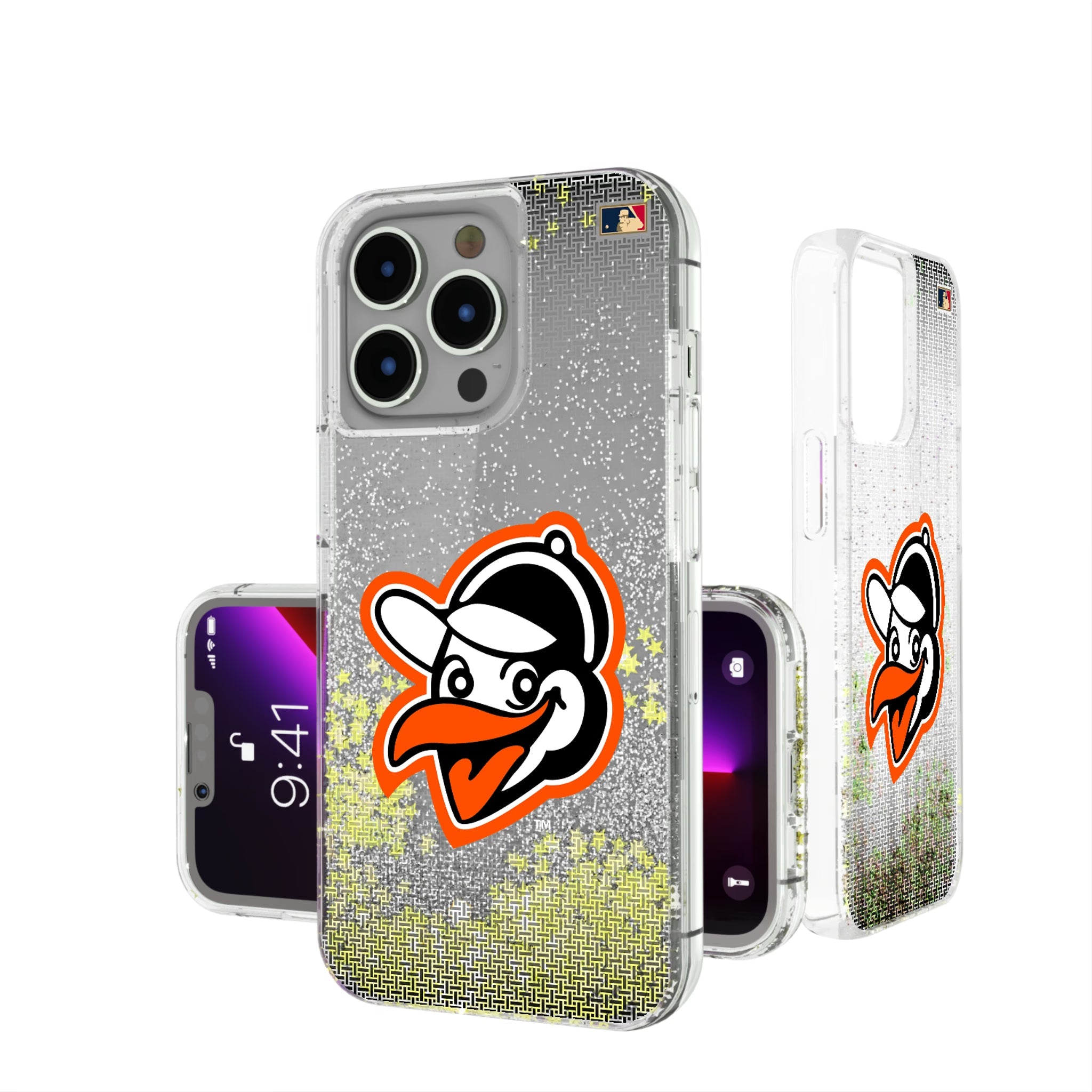 Baltimore Orioles 1955 - Cooperstown Collection Linen Glitter Phone Case 13