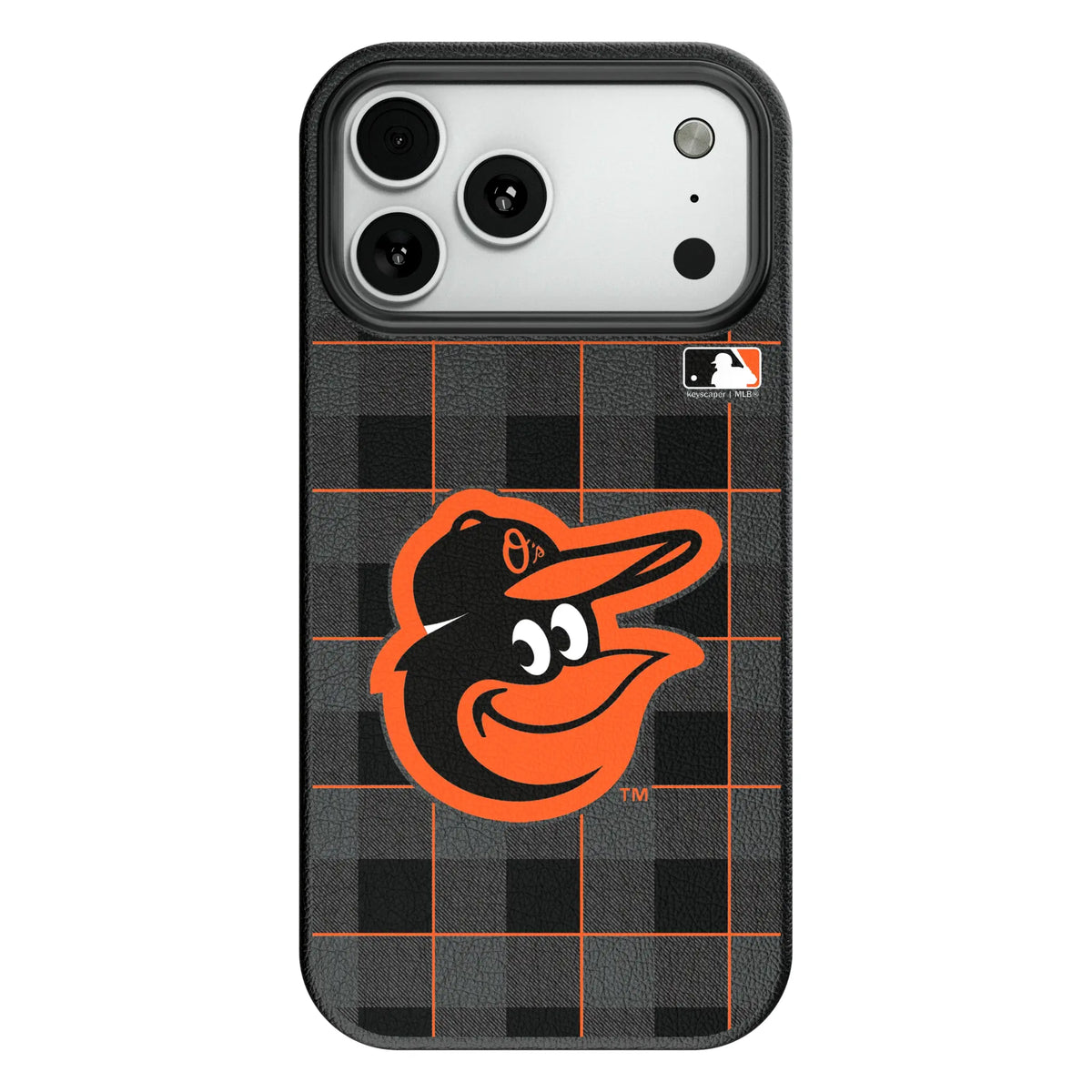 Baltimore Orioles Plaid MagSafe Compatible Phone Case for Apple iPhone 8