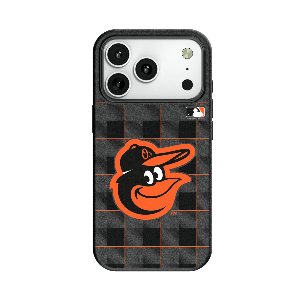 Baltimore Orioles Plaid MagSafe Compatible Phone Case for Apple iPhone 7