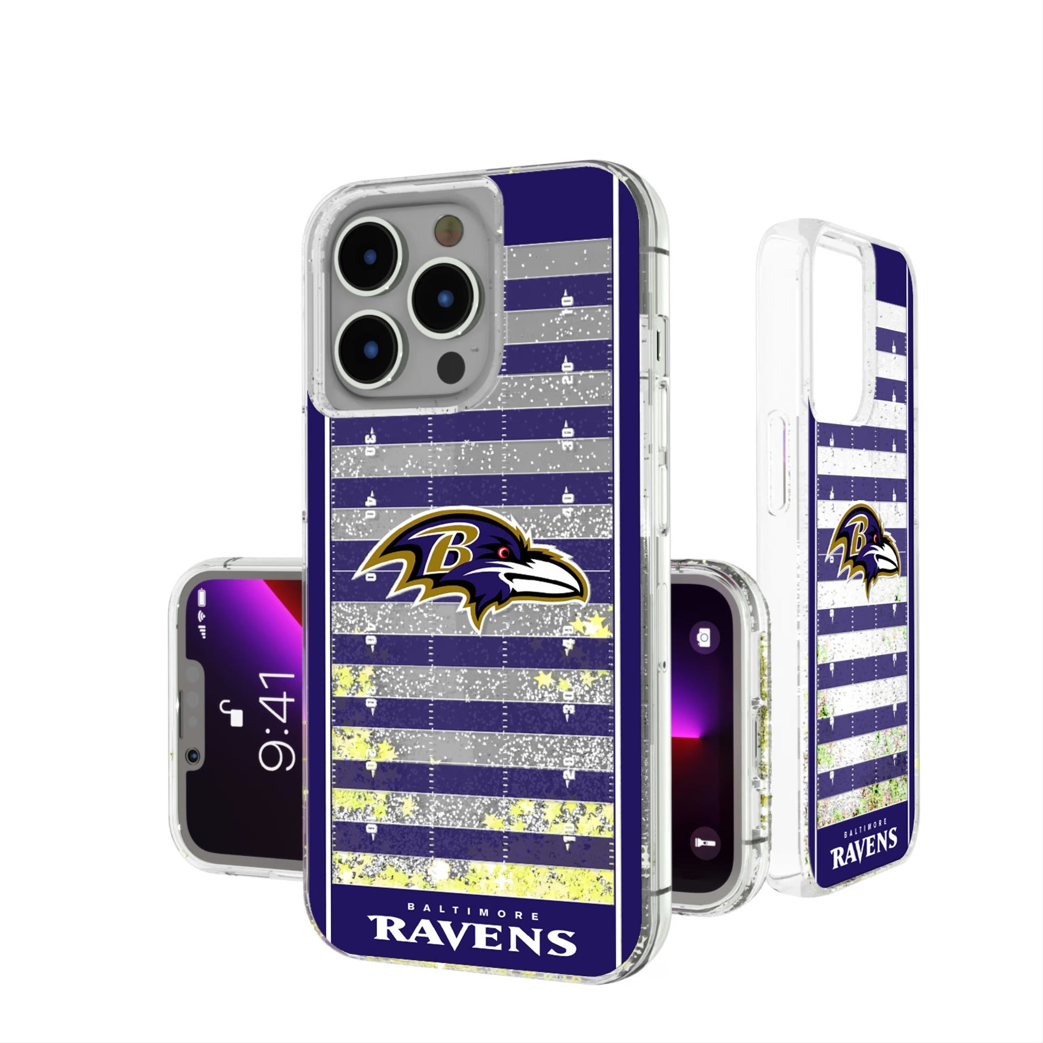 Baltimore Ravens Field Glitter Phone Case 15