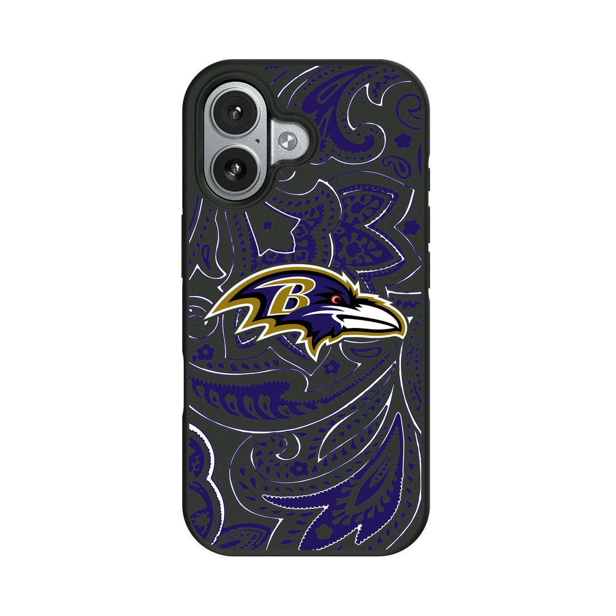 Baltimore Ravens Paisley Bump Phone Case 8