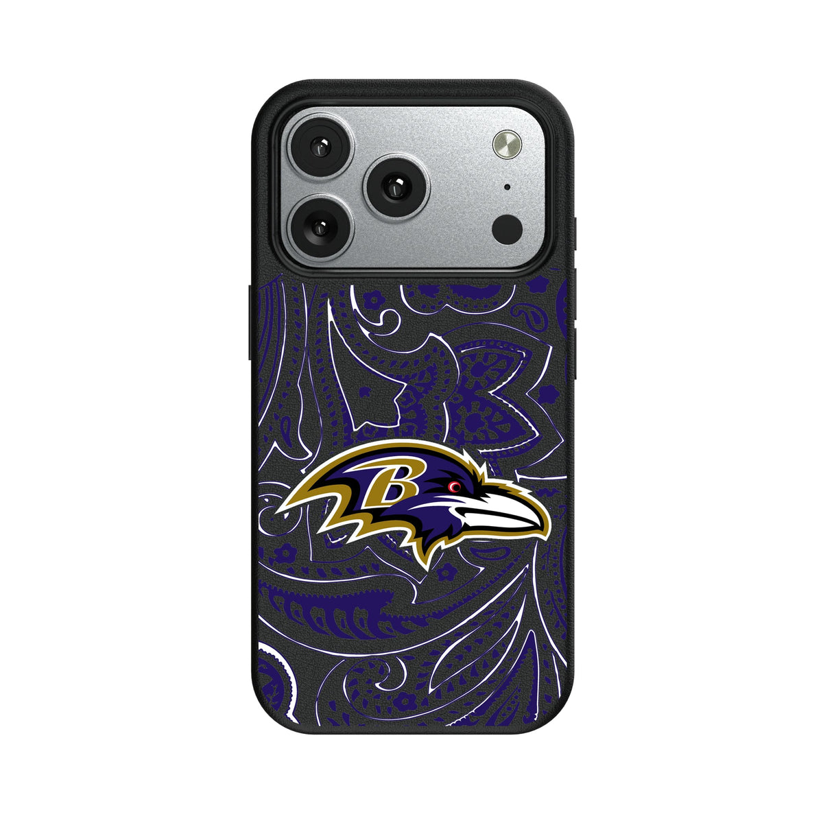 Baltimore Ravens Paisley MagSafe Compatible Phone Case for Apple iPhone 8