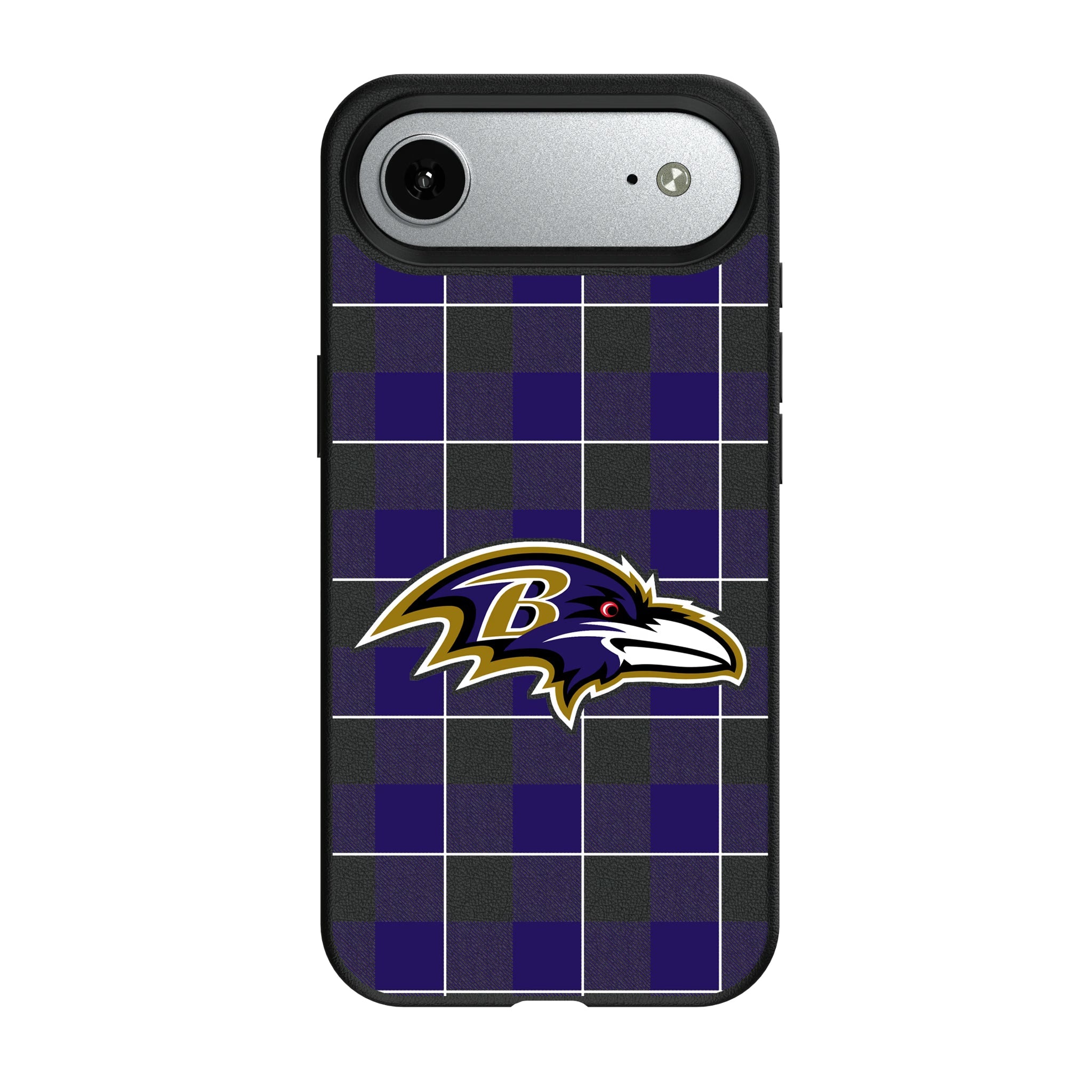 Baltimore Ravens Plaid MagSafe Compatible Phone Case for Apple iPhone 8