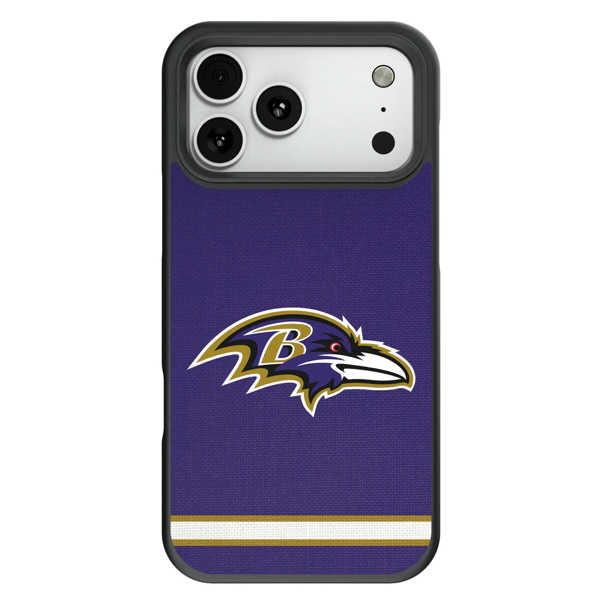 Baltimore Ravens Stripe Bump Phone Case 12