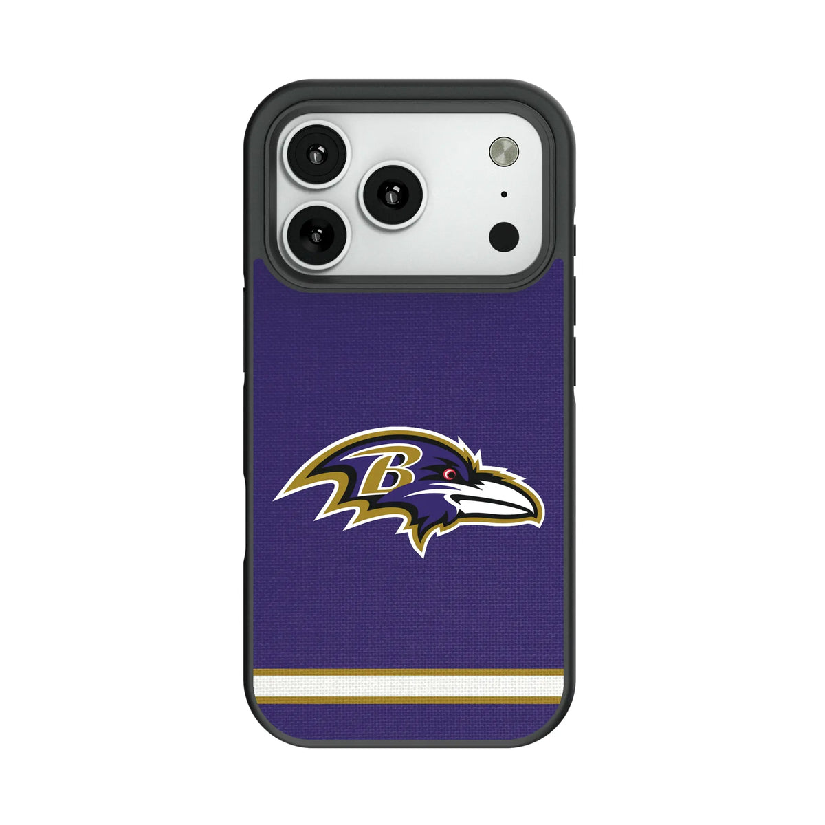 Baltimore Ravens Stripe Bump Phone Case 11