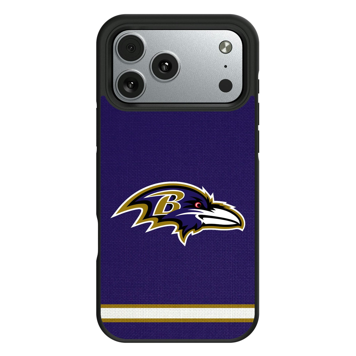 Baltimore Ravens Stripe Bump Phone Case 10