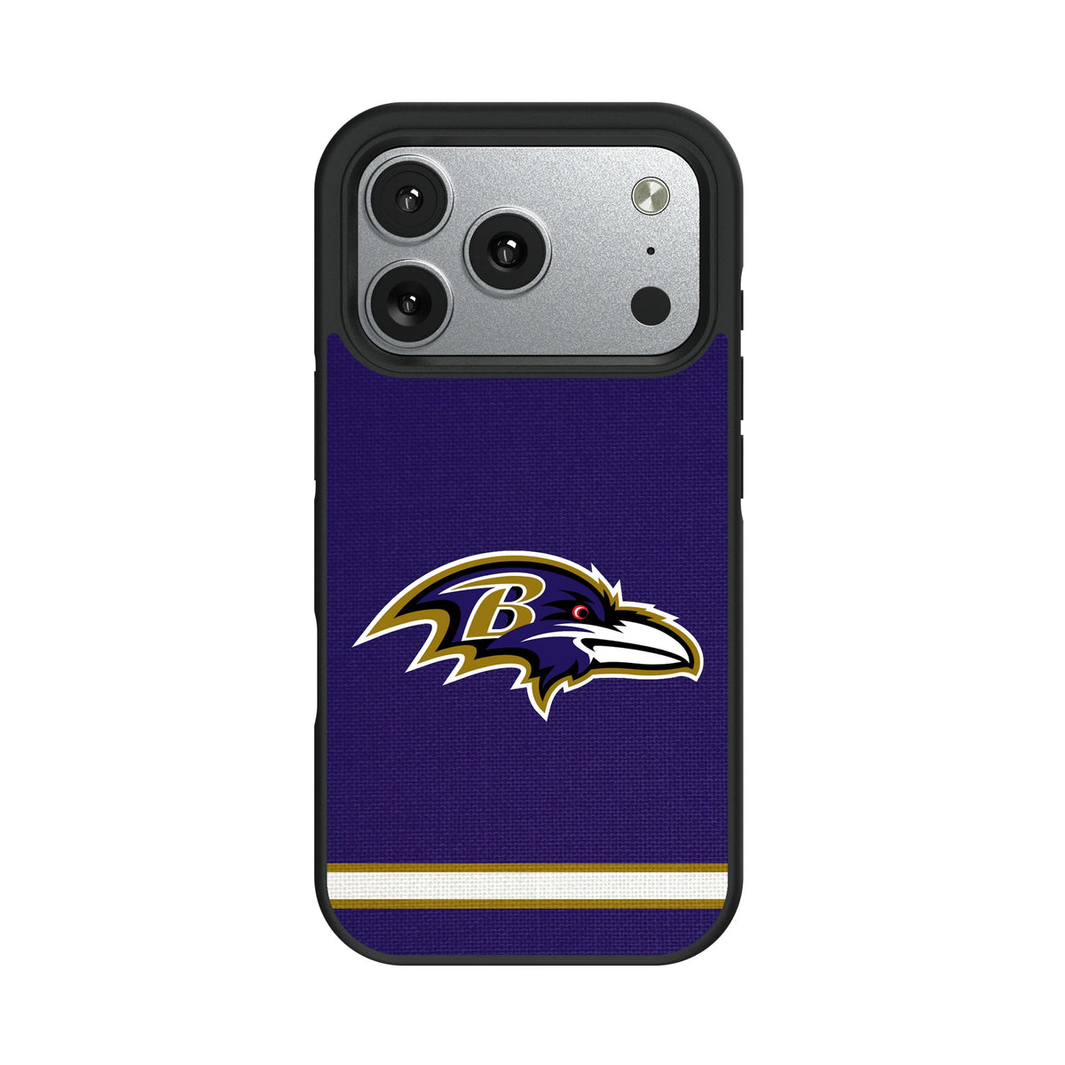 Baltimore Ravens Stripe Bump Phone Case 9