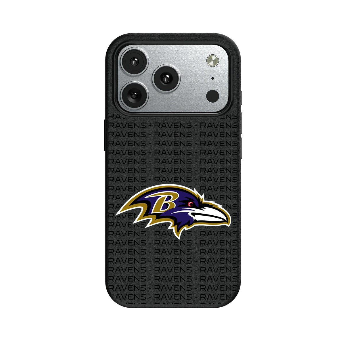 Baltimore Ravens Text Backdrop MagSafe Compatible Phone Case for Apple iPhone 9