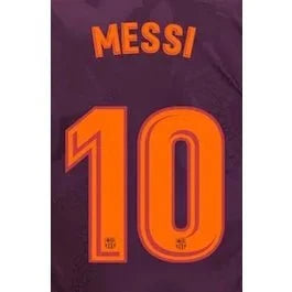 Barcelona 2017/18 Third Messi #10 Youth Jersey Name Set 1
