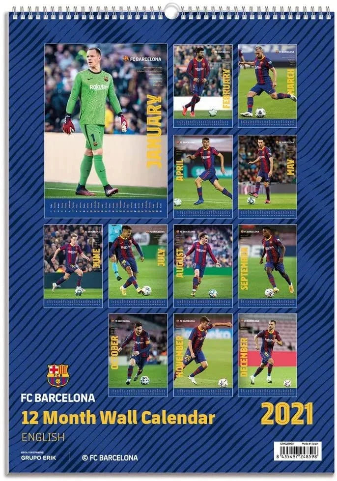 Barcelona 2021 Official Calendar 2