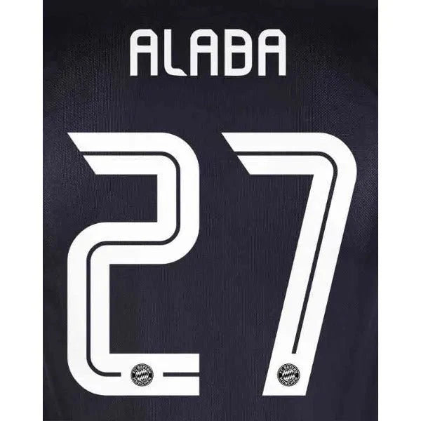 Bayern Munich 2020/21 Third Alaba #27 Jersey Name Set 1
