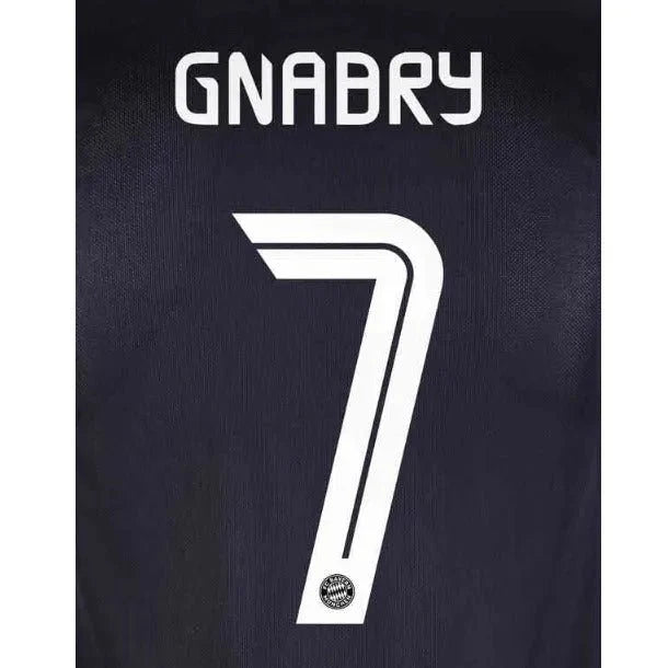 Bayern Munich 2020/21 Third Gnabry #7 Jersey Name Set 1