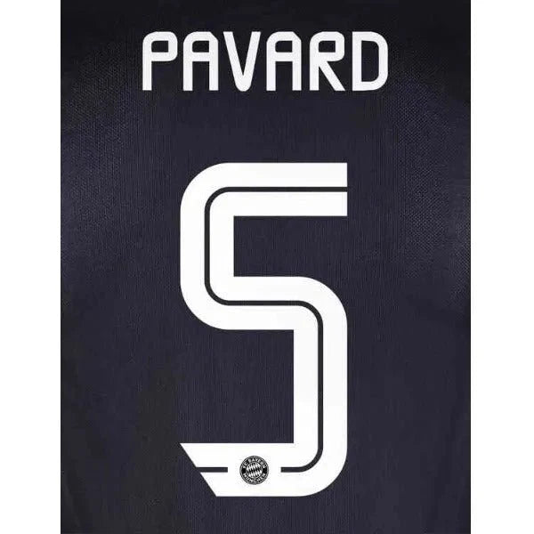 Bayern Munich 2020/21 Third Pavard #5 Jersey Name Set 1