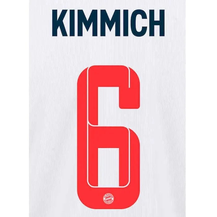 Bayern Munich 2021/22 Third Kimmich #6 Jersey Name Set 1