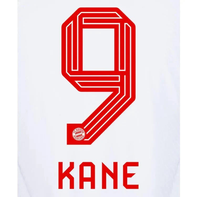 Bayern Munich 2023/24 Home Kane #9 Jersey Name Set 1
