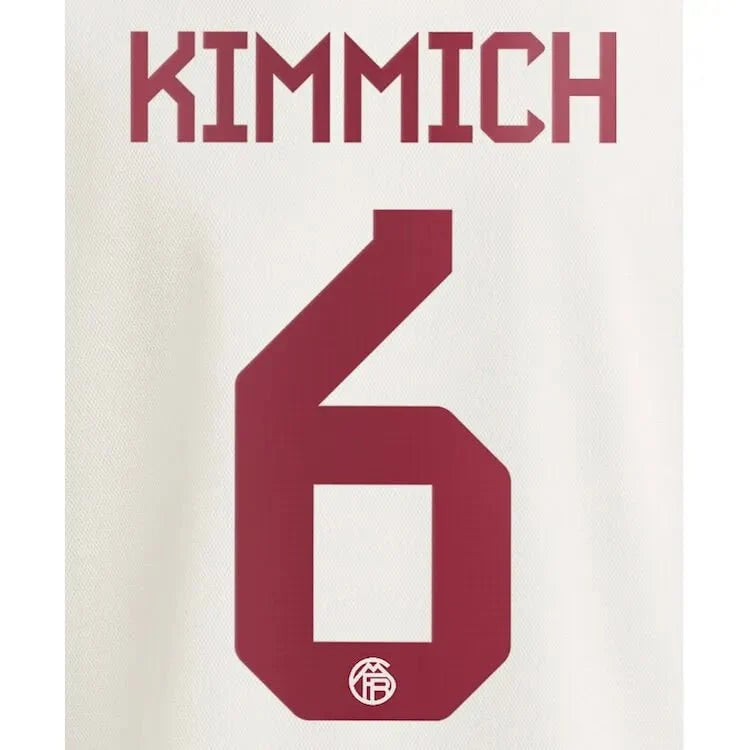 Bayern Munich 2023/24 Third Kimmich #6 Jersey Name Set (CL Version) 1