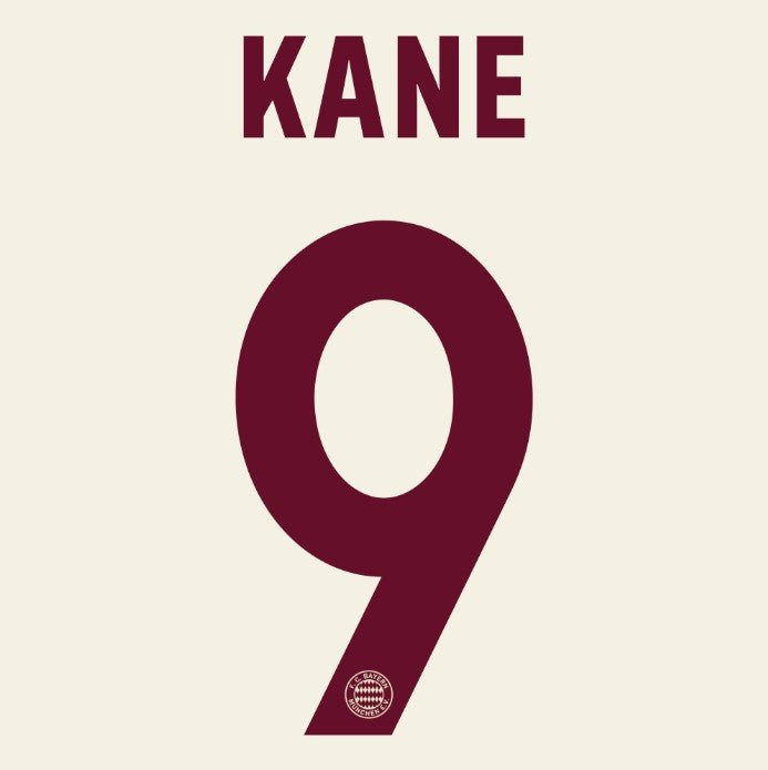 Bayern Munich 2024/25 Third KANE #9 Youth Official Name Set (CL Version) 1
